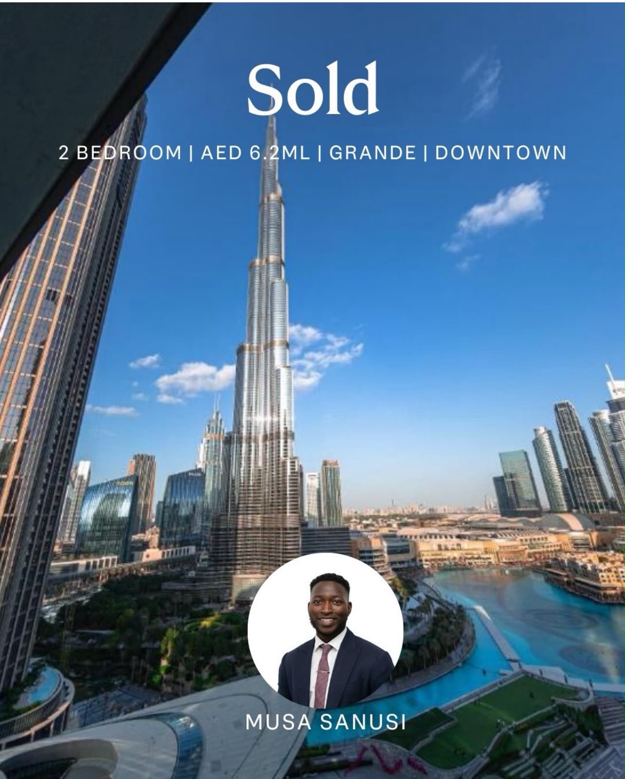Sold Grande Downtown two bedroom AED 6.2M